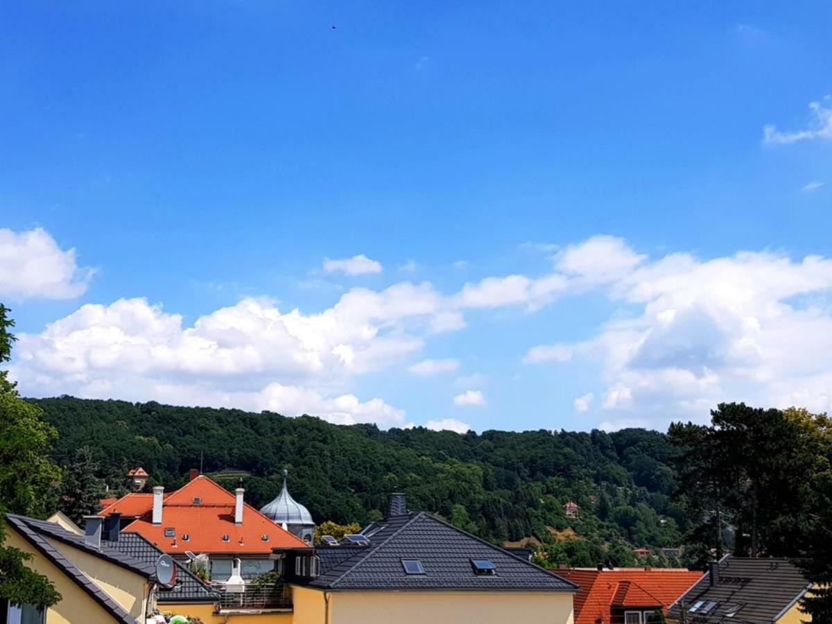 Ferienwohnung Elbhangblick - Fur 2 Personen Dresda Esterno foto